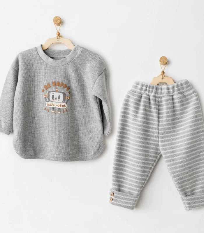 Andywawa Ac26212 Casual 2li Takım Grey