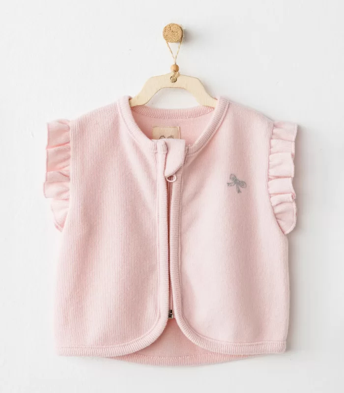 Andywawa Ac26220 Casual Yelek Pink