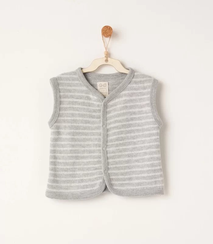 Andywawa Ac26221 Casual Yelek Grey
