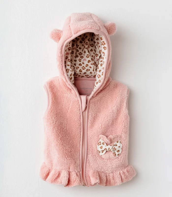 Andywawa Ac26234 Little Leopard Yelek Pink
