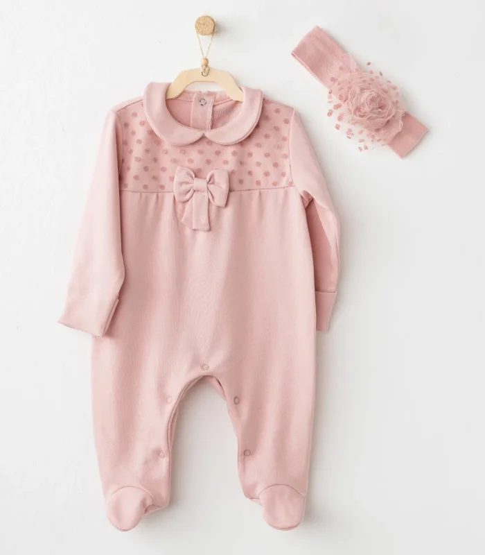 Andywawa Ac26242 Little Leopard Tulum Takım Pink