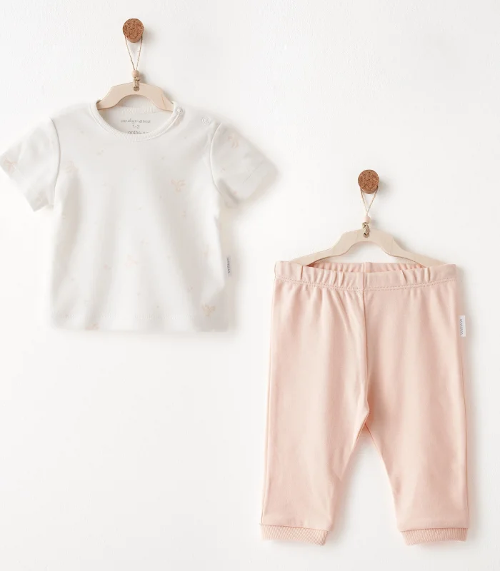 Andywawa Ac26540 Little Swan Love 2li Takım Salmon