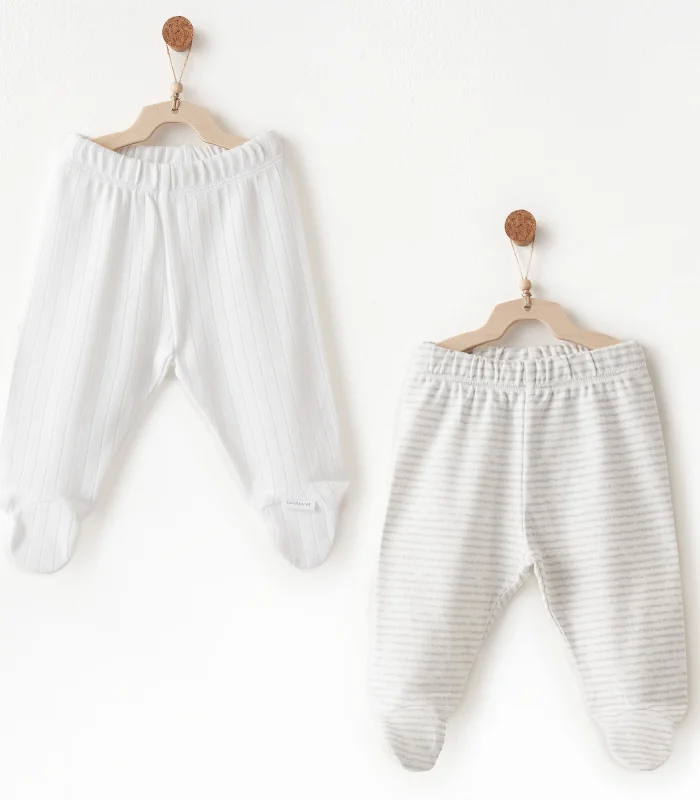 Andywawa Ac26585 Hello Elephant 2li Patikli Pantolon White