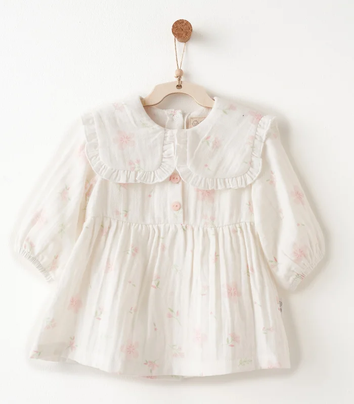 Andywawa Ac26622 Lovely Day Elbise Ekru