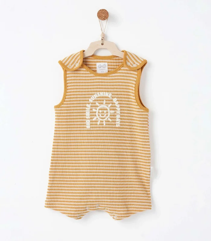 Andywawa Ac26670 Bamboo Striped Tulum Mustard