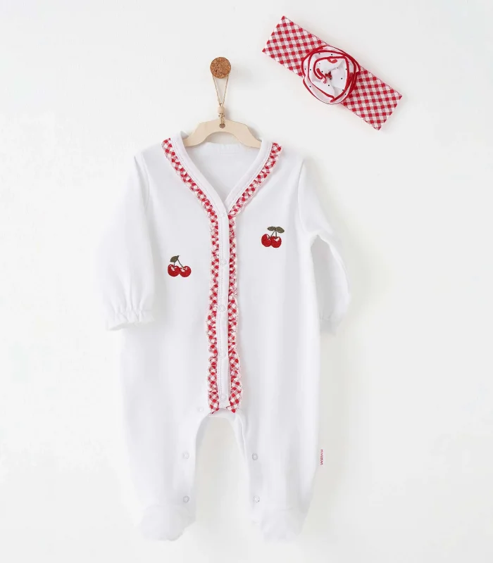 Andywawa Ac26686 Cherry Chatty Tulum Takım Ekru