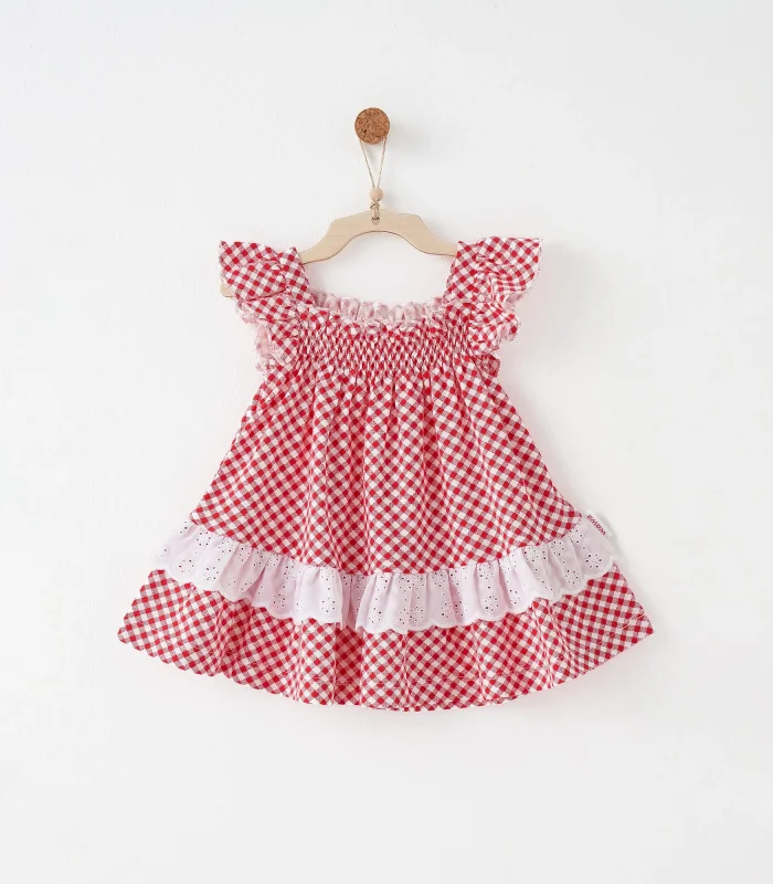 Andywawa Ac26689 Herry Chatty Elbise Red