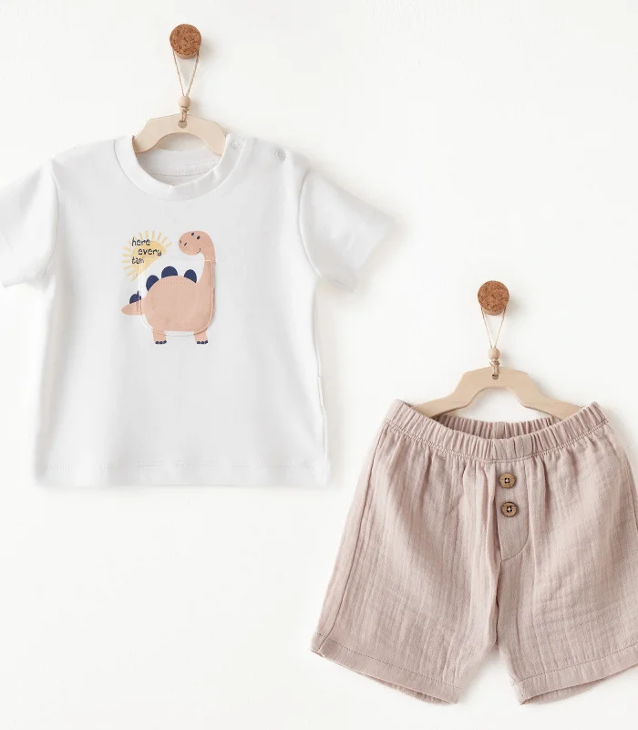 Andywawa Ac26735 Relax Time 2li Takım Beige