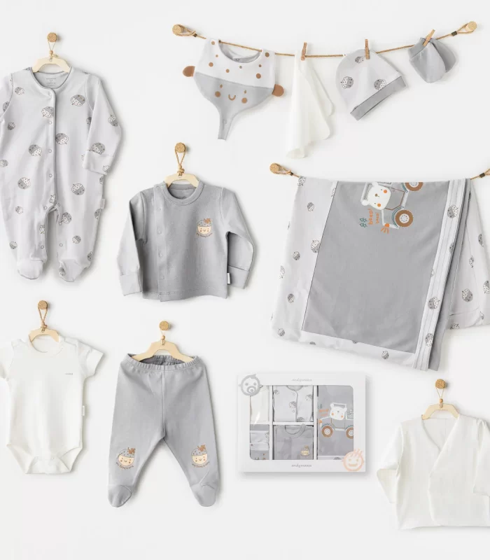 Andywawaw Ac26101 Hello Autumn 10lu Hastane Çıkışı Grey