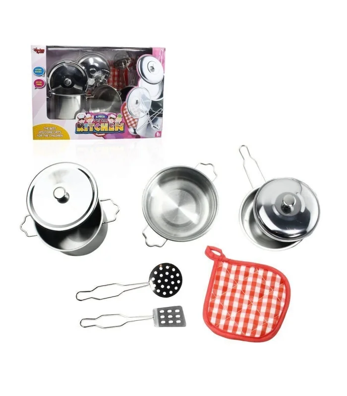 ATF-1818-A 8 PARÇA ÇELİK TENCERE TAVA SET