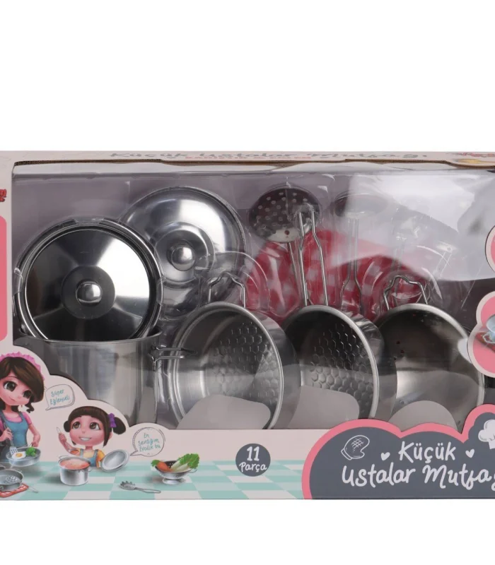 ATF-3815-1A 11 PARÇA ÇELİK TENCERE TAVA SET