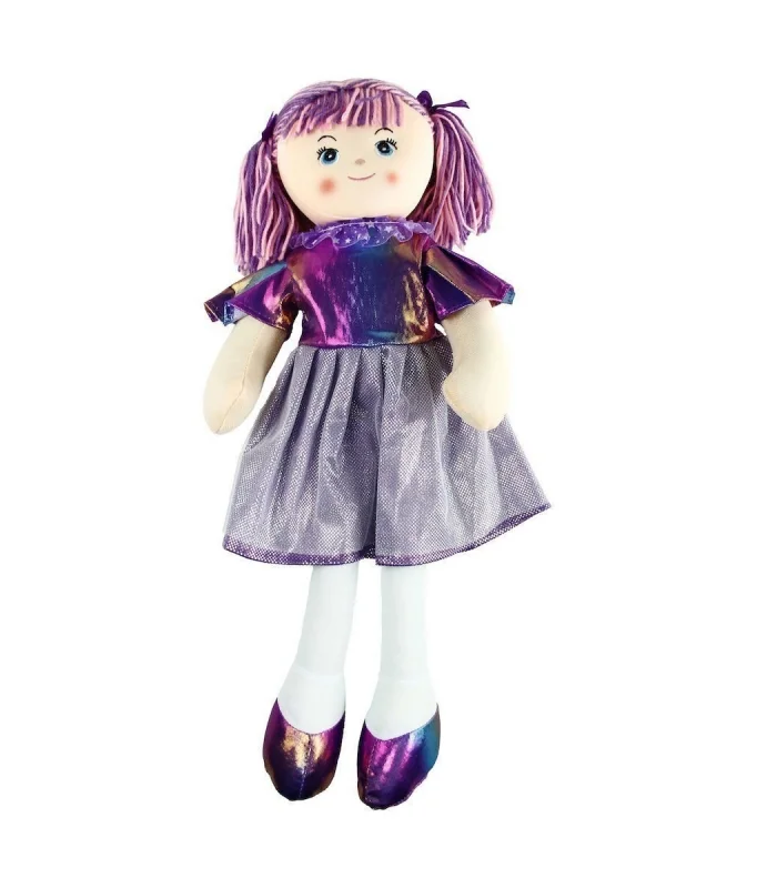 AY950C Parlak Elbiseli Bez Bebek 50 cm -Vardem