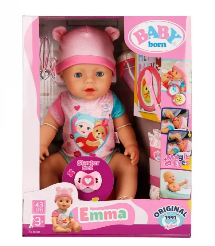 Baby Born Mucize Bebek Kız Emma 43cm 834800