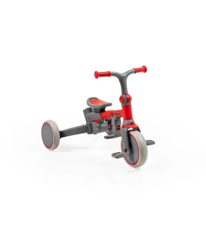 Baby2go Go Bike Üç Tekerlekli Katlanabilir Bisiklet Kırmızı