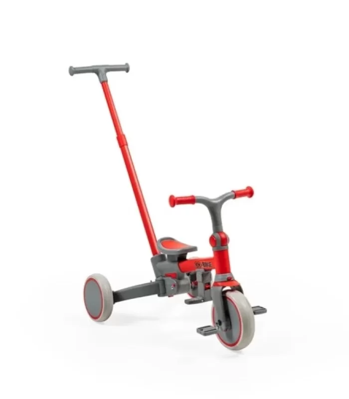 Baby2go Go Bike Üç Tekerlekli Katlanabilir Bisiklet Kırmızı