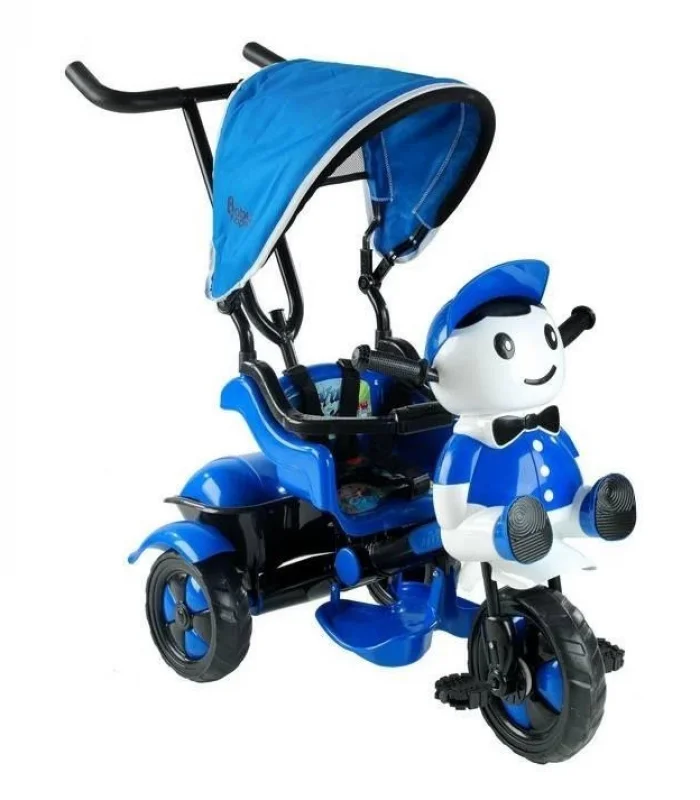 Babyhope 125 Yupi Triycle 3 Tekerli Kontrollü Bisiklet Mavi