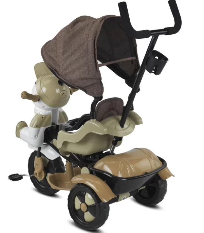 Babyhope 125a Yupi Triycle 3 Tekerli Kontrollü Bisiklet (pedli) Kahve