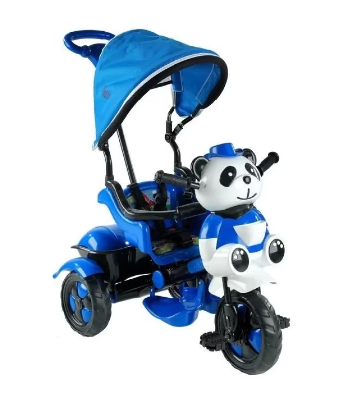 Babyhope 127 Little Panda 3 Tekerli Kontrollü Bisiklet Mavi