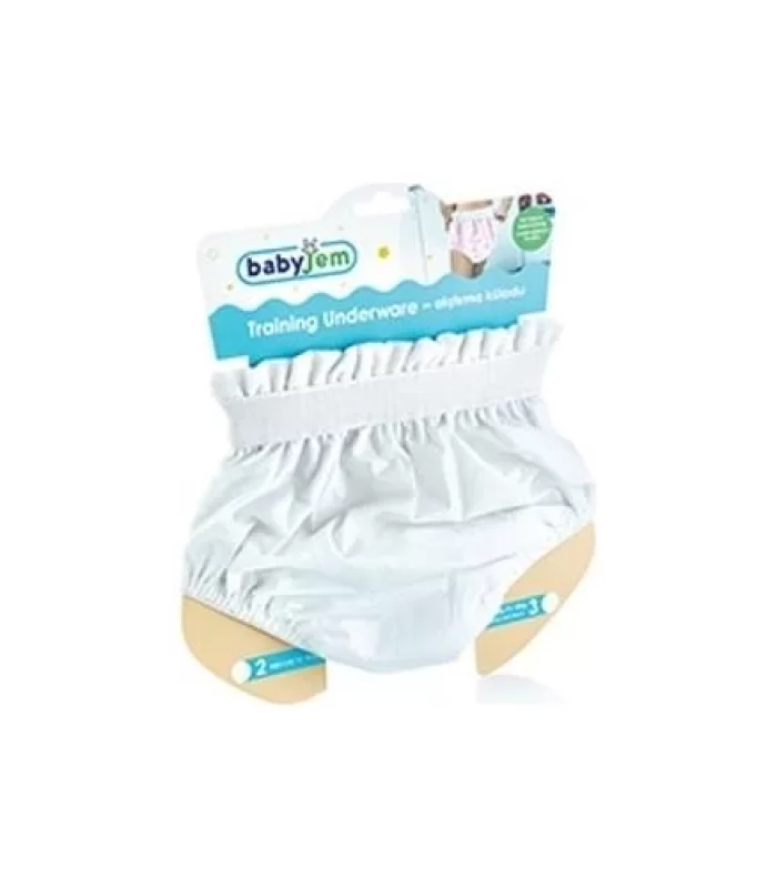 BabyJem Alıştırma Külodu 041 Beyaz