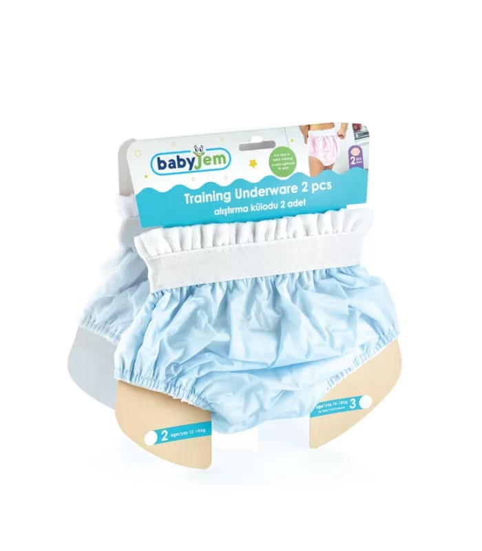 BabyJem Alıştırma Külodu Kutulu 2Li 155 Mavi