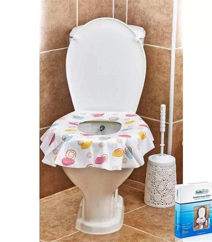 BabyJem Atılabilir Klozet Örtüsü (10 Adet) 360