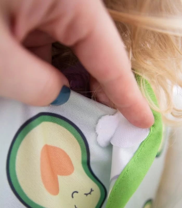 Babyjem Baskılı Blw Kollu Önlük 784 Avokado