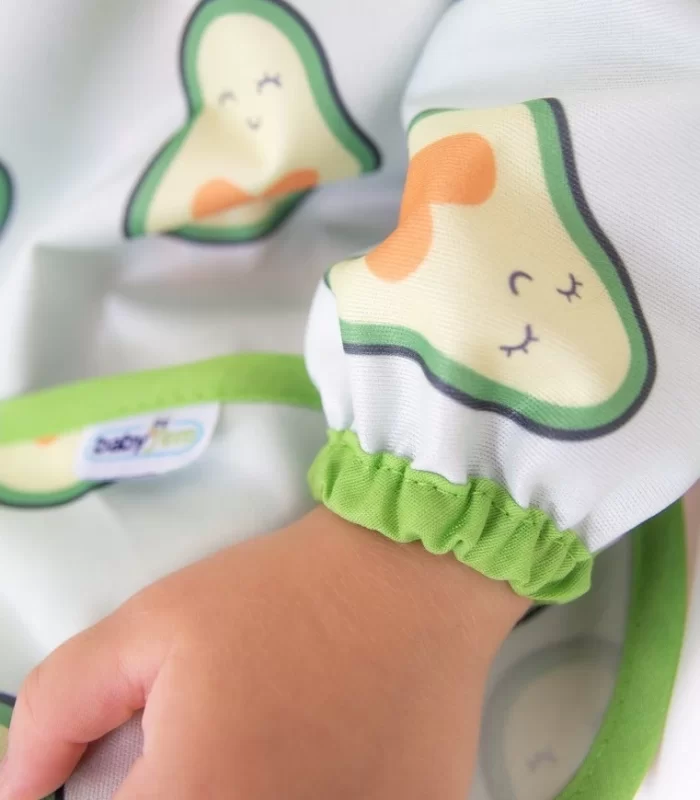 Babyjem Baskılı Blw Kollu Önlük 784 Avokado