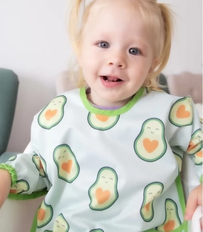 Babyjem Baskılı Blw Kollu Önlük 784 Avokado