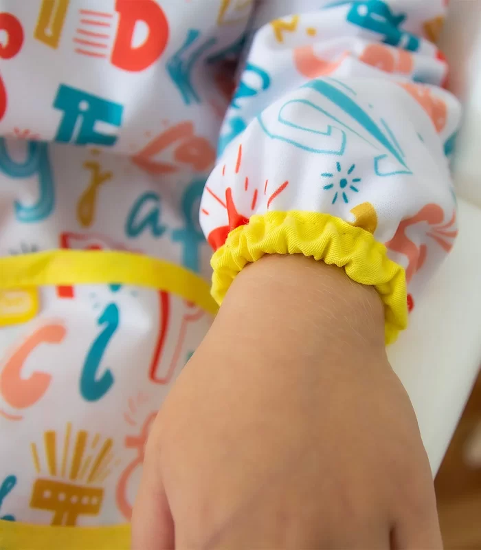 Babyjem Baskılı Blw Kollu Önlük 784 Harf Desen