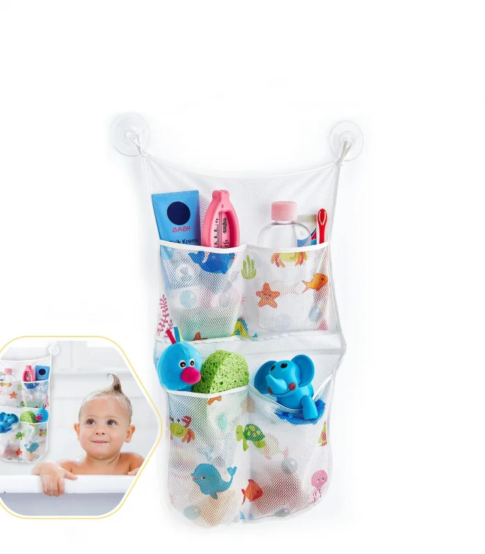 BabyJem Bebek Banyo Oyuncak Torbası 469 Beyaz