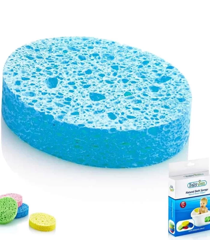 BabyJem Bebek Banyo Süngeri Selülozik 020 Mavi