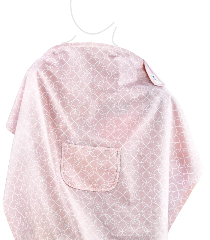 BabyJem Cepli Emzirme Önlüğü 323 Pembe Yonca