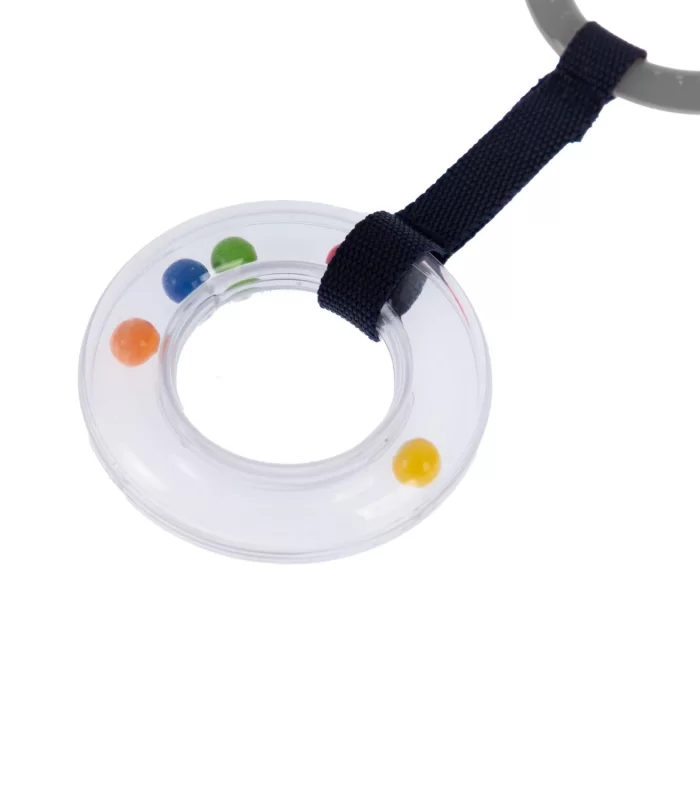 BabyJem Çıngıraklı Puset Halkası 876 Gri