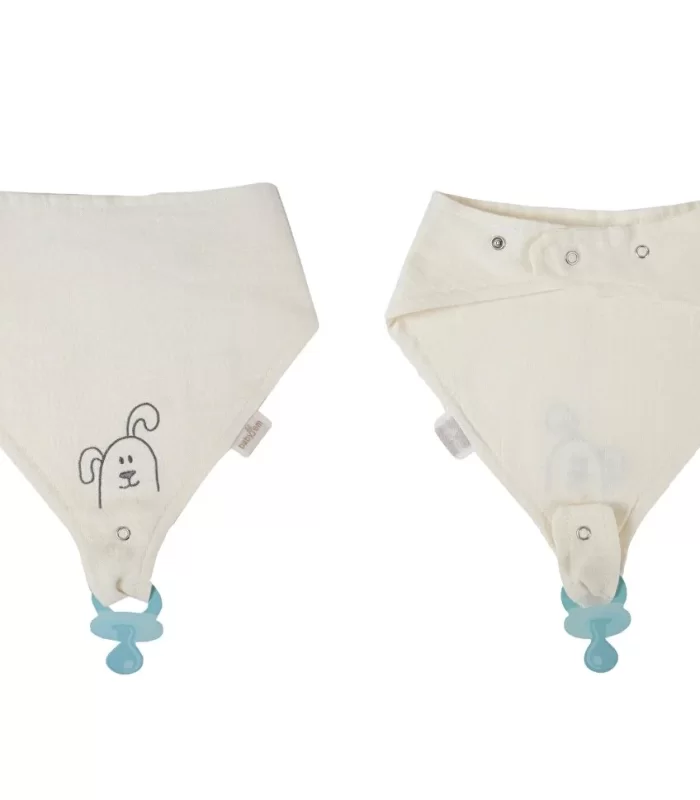 BabyJem Emzik Askılı Müslin Önlük 837 Ekru