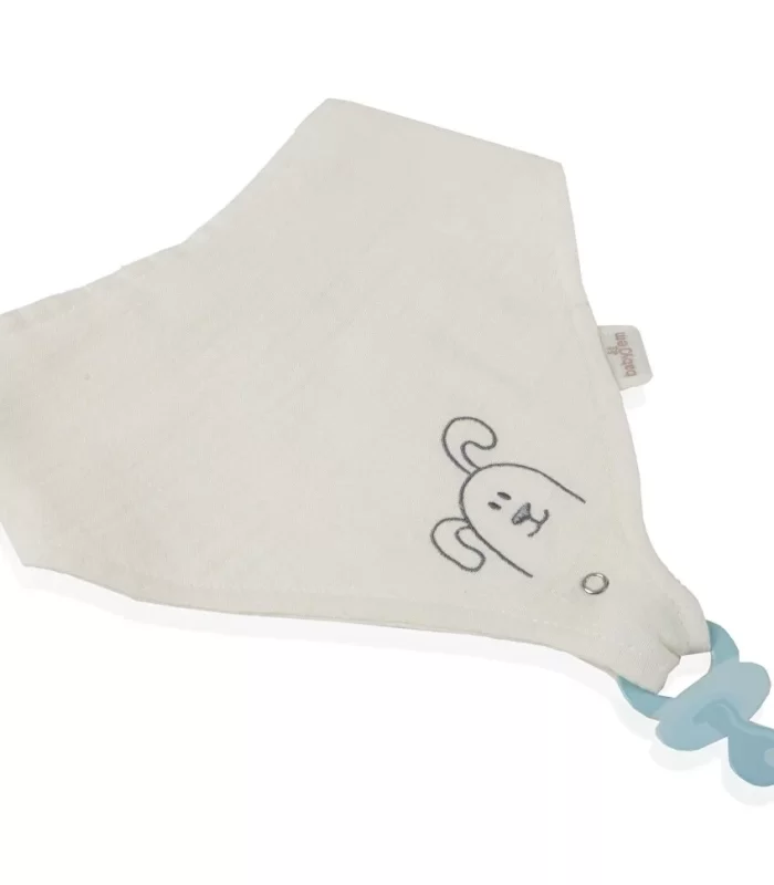 BabyJem Emzik Askılı Müslin Önlük 837 Ekru