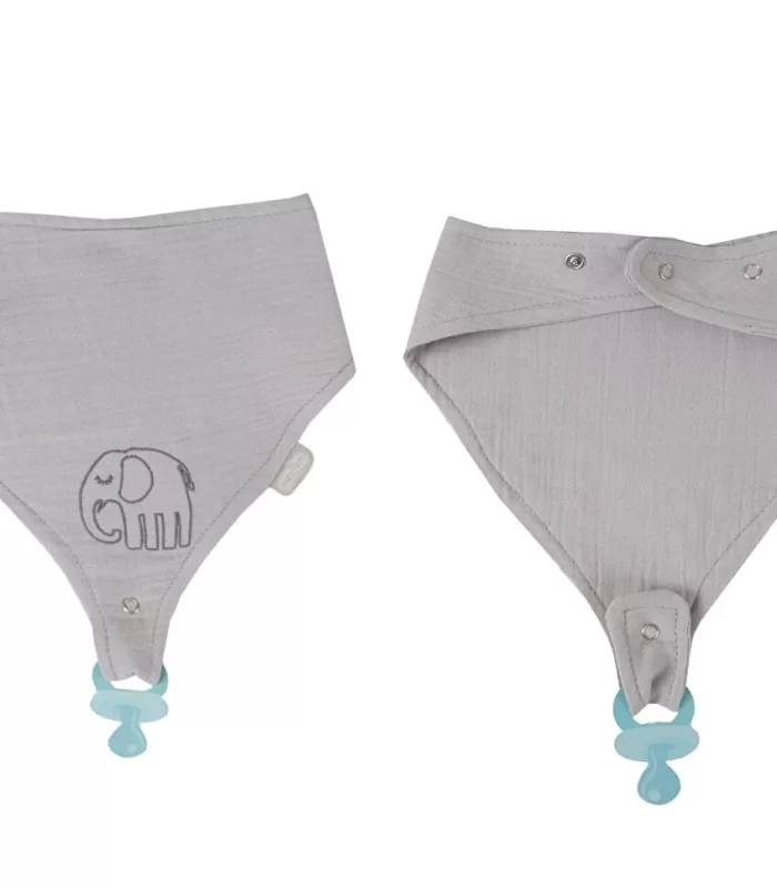 BabyJem Emzik Askılı Müslin Önlük 837 Gri