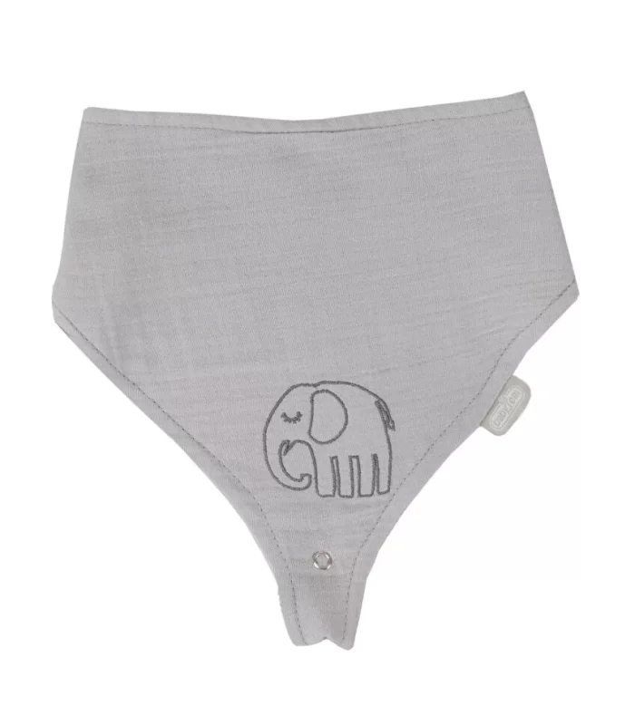 BabyJem Emzik Askılı Müslin Önlük 837 Gri