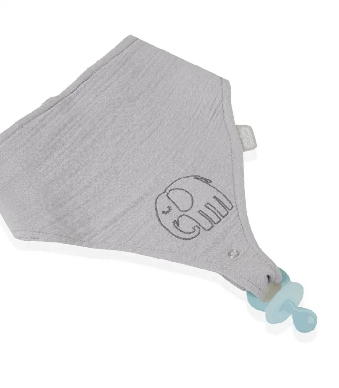 BabyJem Emzik Askılı Müslin Önlük 837 Gri