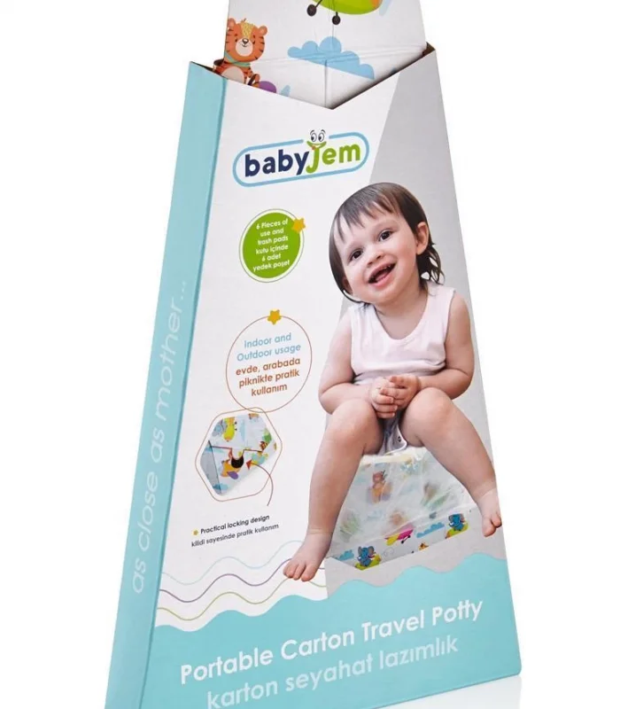 BabyJem Karton Seyahat Lazımlığı Desenli 613