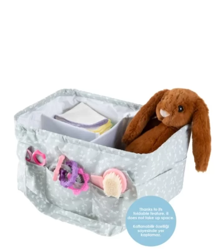 Babyjem Katlamalı Anne & Bebek Organizer 795 Yeşil Çiçek