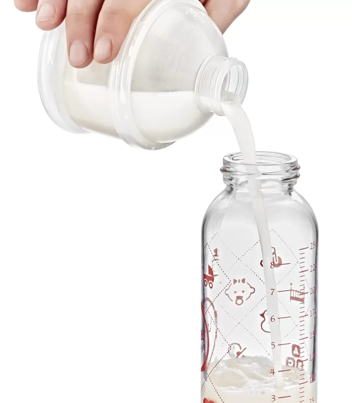 BabyJem Katlı Toz Mama Kabı 545 Beyaz