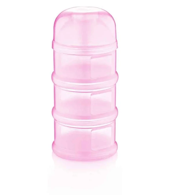 BabyJem Katlı Toz Mama Kabı 545 Pembe