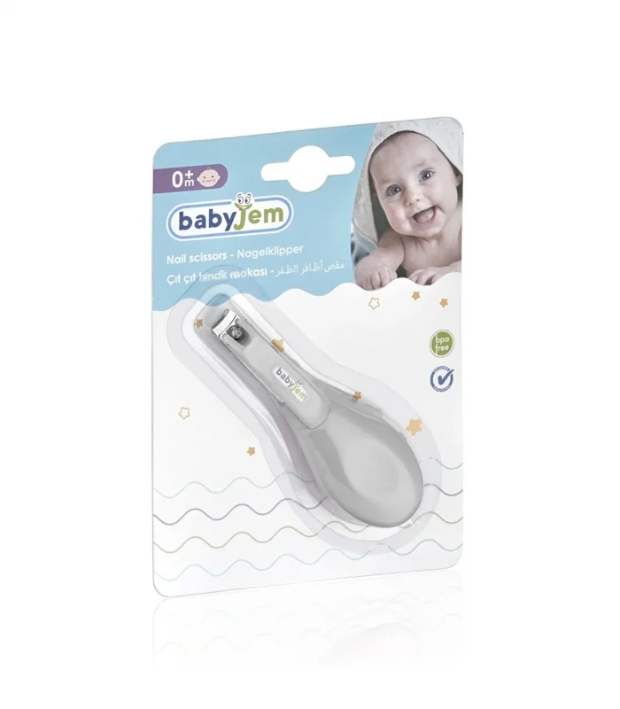 BabyJem Kolay Kavrama Bebek Tırnak Makası 576 Gri