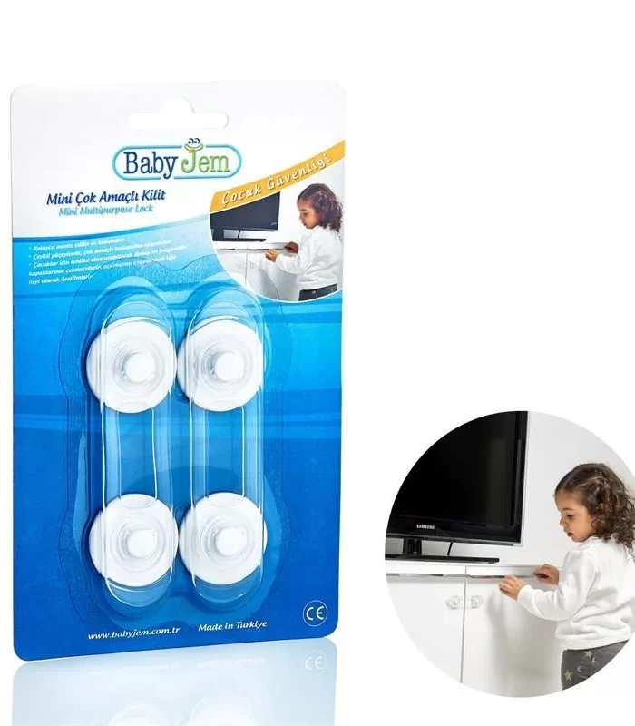 BabyJem Mini Çok Amaçlı Kilit 2Li 059