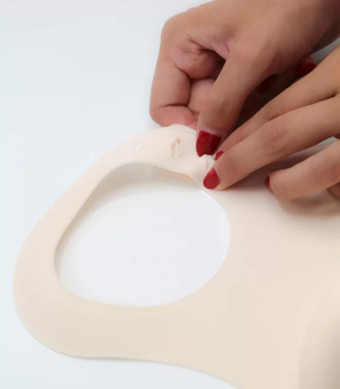 Babyjem Mini Silikon Önlük 718 Ekru