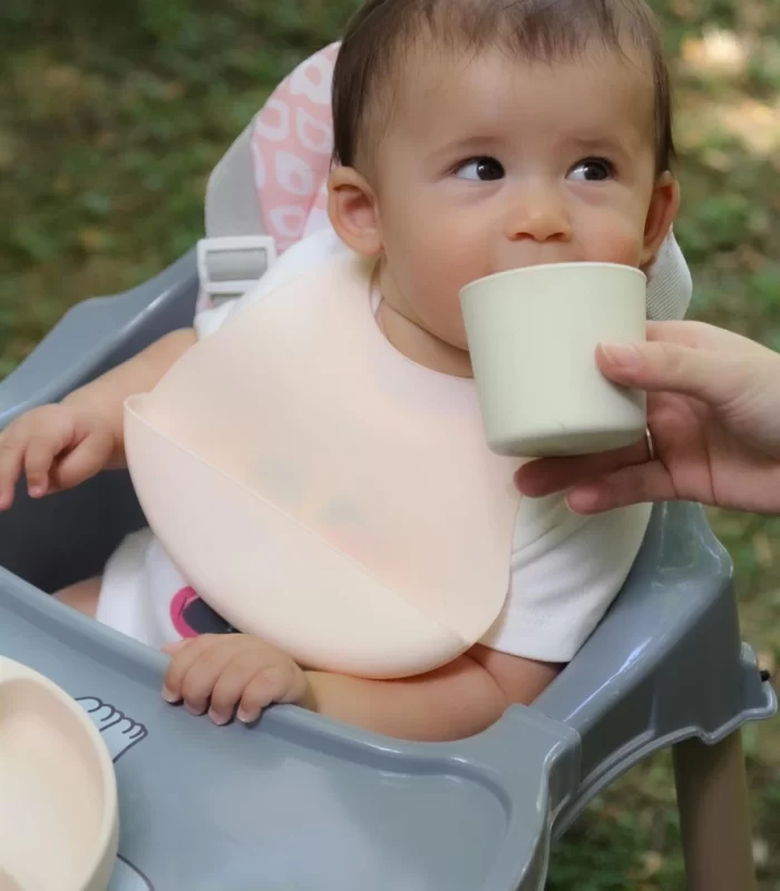 Babyjem Mini Silikon Önlük 718 Ekru