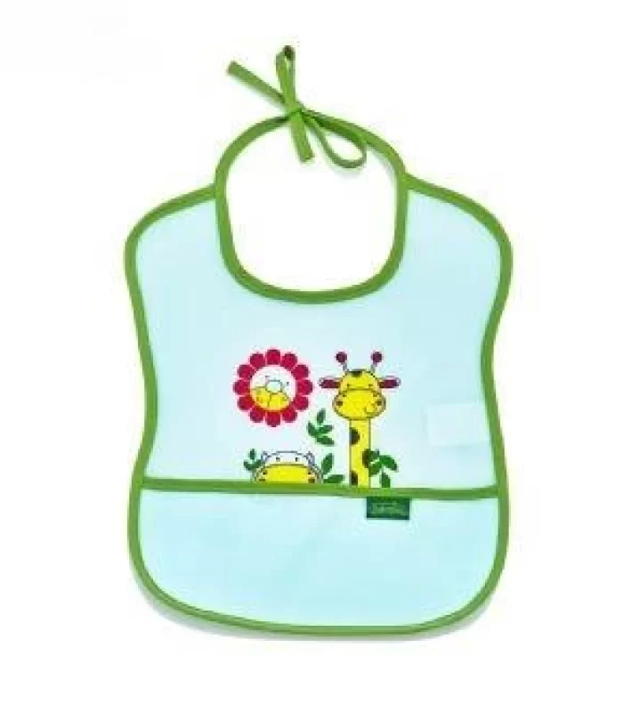 Babyjem Poli Muşamba Küçük Mama Önlüğü 030 Yeşil
