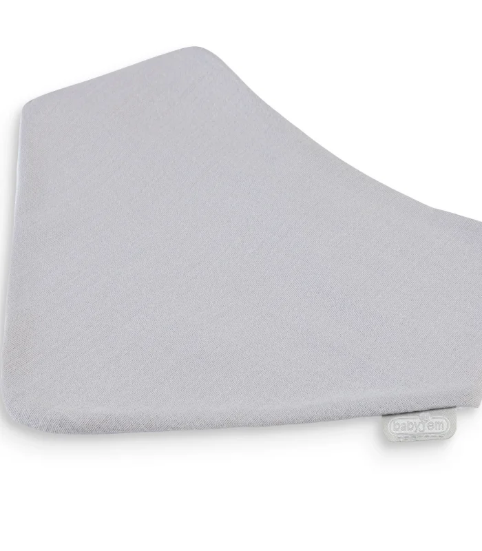 Babyjem Silikon Diş Kaşıyıcılı Müslin Önlük 736 Gri