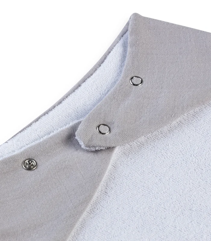 Babyjem Silikon Diş Kaşıyıcılı Müslin Önlük 736 Gri