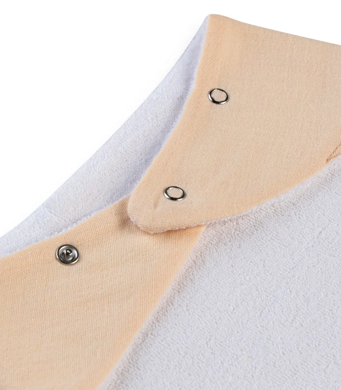 Babyjem Silikon Diş Kaşıyıcılı Müslin Önlük 736 Somon